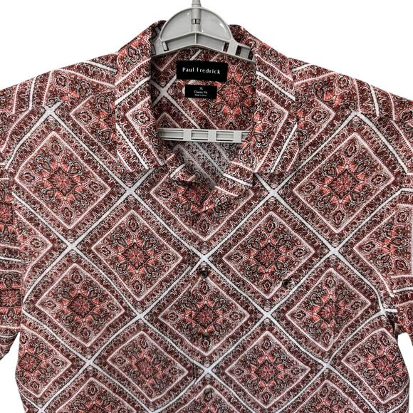 PAUL FREDRICK 100% Linen Shirt Mens Size XL Classic Fit Natural Fiber Breathable - Picture 3 of 7